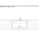 Built-in washbasin in glazed steel Sabaneta