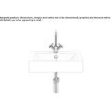 Glazed steel washbasin Hoparta