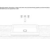 Sloping washbasin made of glazed steel Juodupe