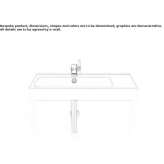 Glazed steel washbasin Silvalen