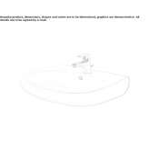 Ceramic washbasin Telica