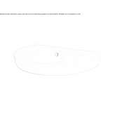 Ceramic washbasin mounted to the wall Rugland
