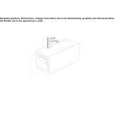 Glazed steel washbasin Boyton