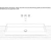 Sloping washbasin made of glazed steel Najasa