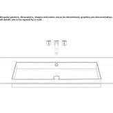 Concealed washbasin in glazed steel Wilczyce