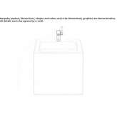Glazed steel washbasin Starciu