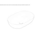 Globothin® oval countertop washbasin Moris