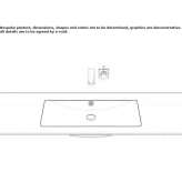 Concealed washbasin in glazed steel Kalinino