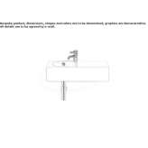 Glazed steel washbasin Inderka