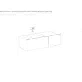 Glazed steel washbasin Mahaut