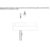 Glazed steel washbasin Lanisce