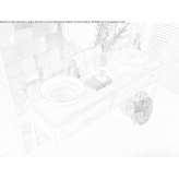 Round ceramic washbasin, countertop Ieper