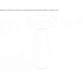 Free-standing round ceramic washbasin Kustavi