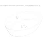 Oval countertop washbasin Oniceni