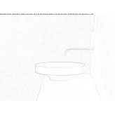 Round ceramic washbasin, countertop Kustavi