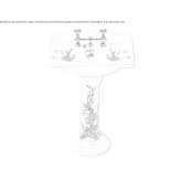 Porcelain washbasin on a pedestal Shikhany