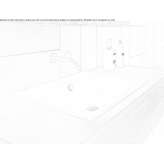 Recessed washbasin in enamelled steel Pitstone