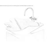 Marble countertop washbasin Malagon
