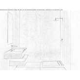 Wall-mounted washbasin in laminated stoneware Guaymate
