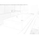 Rectangular countertop washbasin made of enameled steel Pitstone