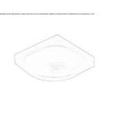 Single corner washbasin made of stainless steel Bruegge