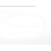 Countertop washbasin made of enamelled steel Flimby