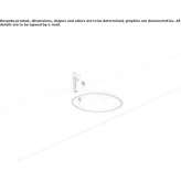 Round ceramic washbasin Trafford