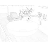 Dolotek© round countertop washbasin Ojus