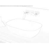 Dolotek© rectangular countertop washbasin Ojus
