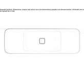 Countertop and wall-hung ceramic washbasin Lanivtsi