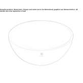 Corian® round countertop washbasin Cardak