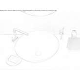 Luxolid® round countertop washbasin Candiac
