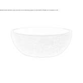 Oval countertop washbasin made of lava stone Topsham