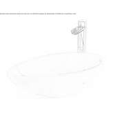 Single oval countertop washbasin Barooga