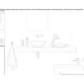 Solid Surface round countertop washbasin Cabrils
