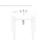 Console washbasin Damnica