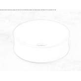 Round ceramic washbasin, countertop Maser