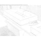 Luxolid® rectangular countertop washbasin Wisch
