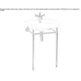 Rectangular console washbasin made of porcelain glass Minorca