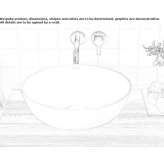 Dolotek© round countertop washbasin Ojus