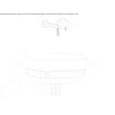 Livingtec® square wall washbasin Hellerau