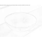 Round glass countertop washbasin Tewantin