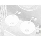 Dolotek© round countertop washbasin Ojus