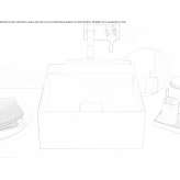 Luxolid® square countertop washbasin Golfito