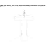 Umywalka ceramiczna narożna na pojedynczym postumencie Altbach