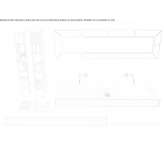 Rectangular Solid Surface wall washbasin Balerna