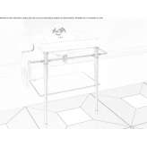 Console washbasin Jindalee