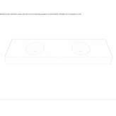 Podwójna okrągła umywalka Solid Surface Seboruco