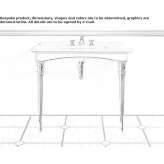 Console washbasin Quel