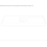 Okrągła pojedyncza umywalka ścienna Solid Surface Seboruco